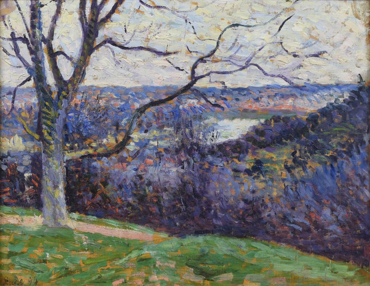 La boucle de la Seine près d'Herblay (The Loop of the Seine near Herblay) - Maximilien Luce