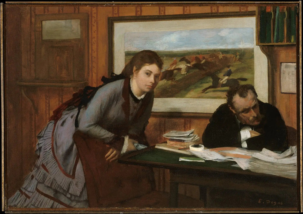 La bouderie - Edgar Degas image 1 copie de tableau peinte à la main