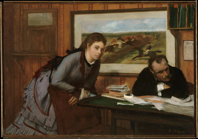 La bouderie - Edgar Degas