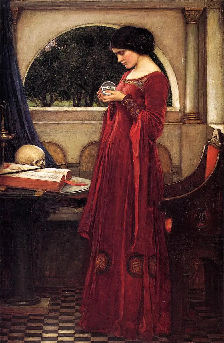 La boule de cristal - John William Waterhouse