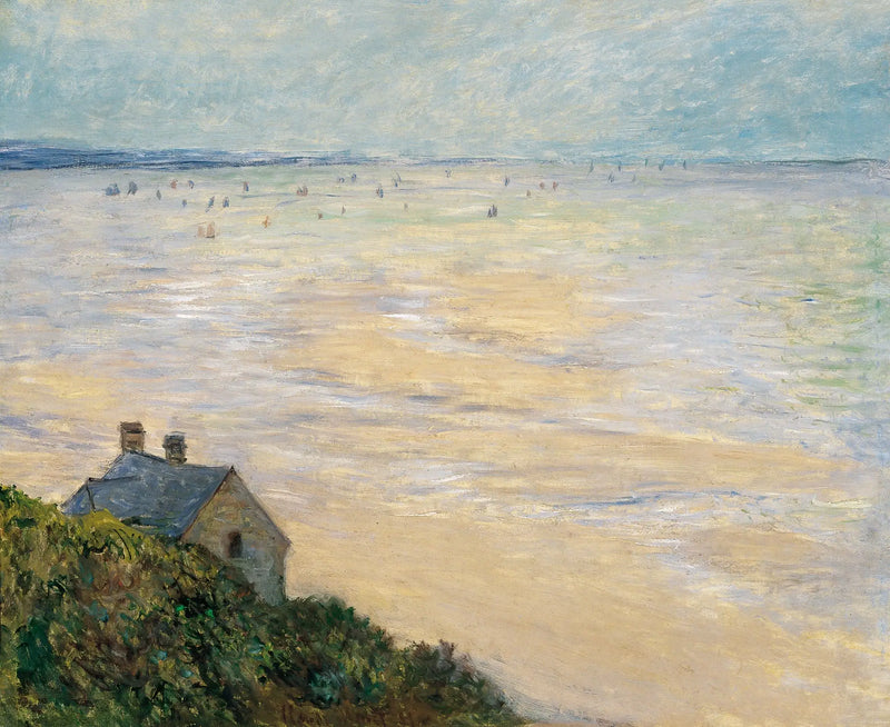 La Cabane à Trouville, marée basse - Claude Monet