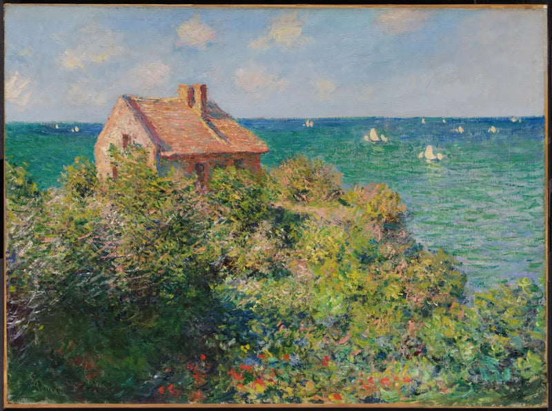 La cabane de pêcheurs sur les falaises de Varengeville - Claude Monet