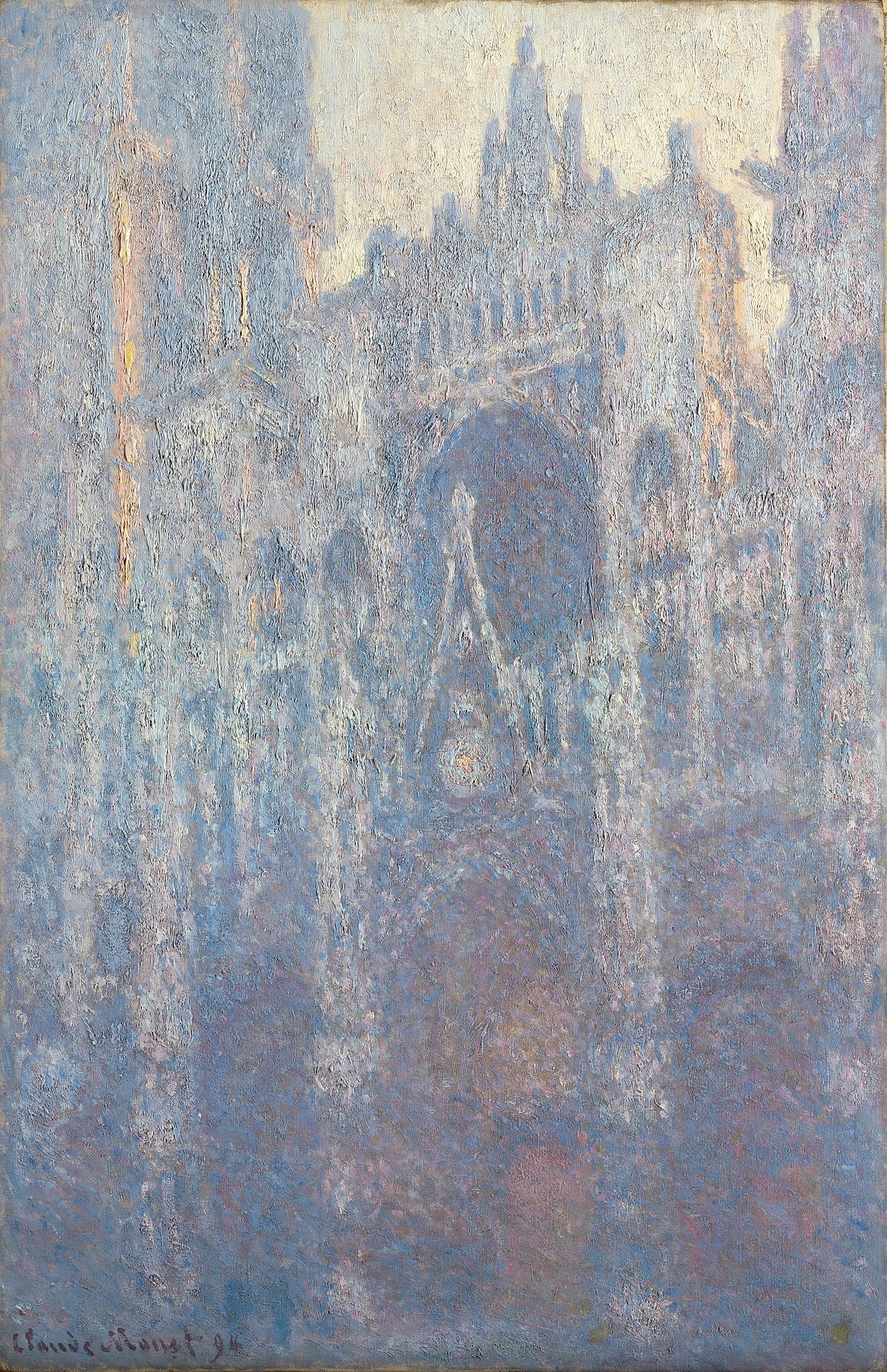 La Cathédrale de Rouen, le Portail, Effet du matin - Claude Monet