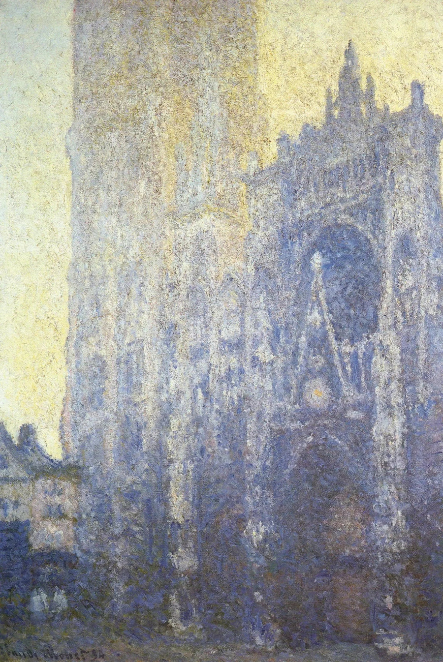 La Cathédrale de Rouen, le Portail, Effet du matin - Claude Monet
