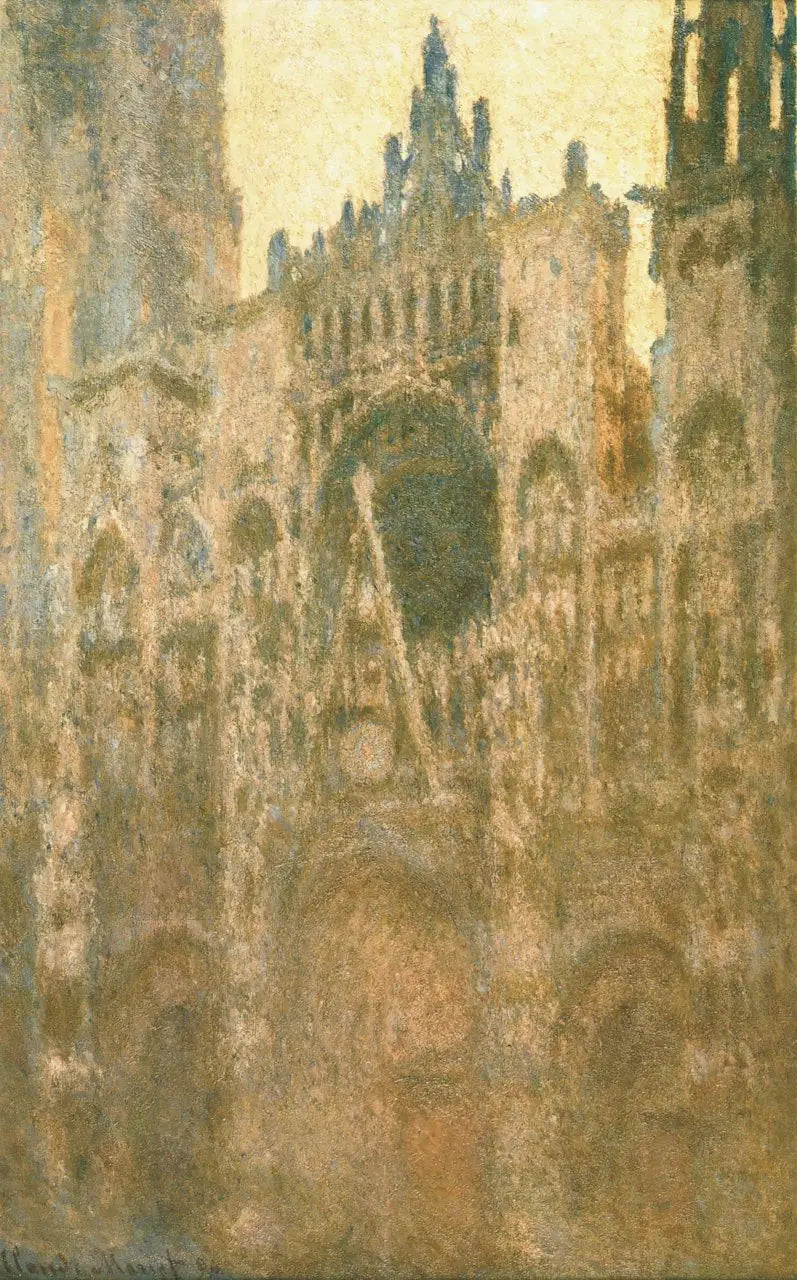 La Cathédrale de Rouen, le Portail, Effet de matin - Claude Monet