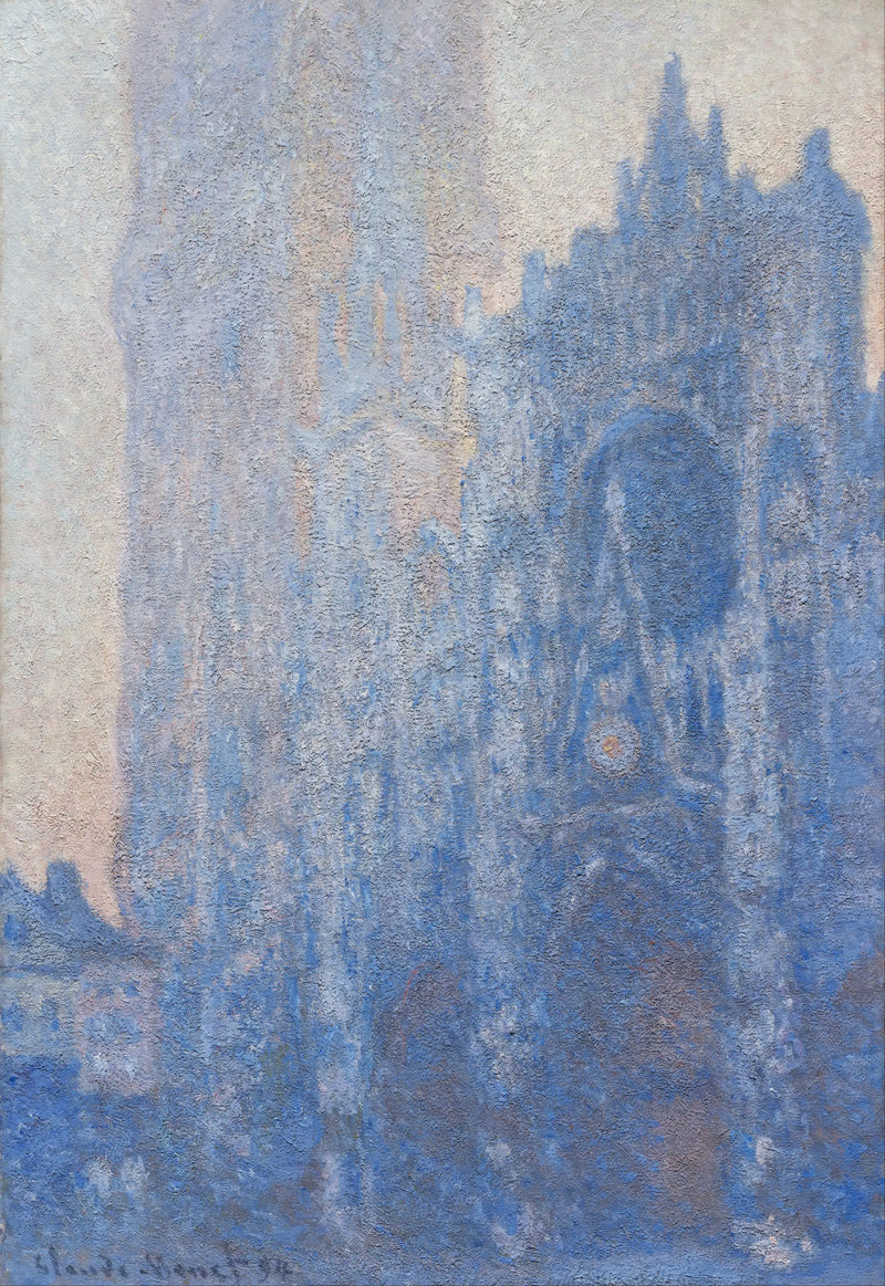 La Cathédrale de Rouen, le Portail et la Tour d'Albane, Aube - Claude Monet