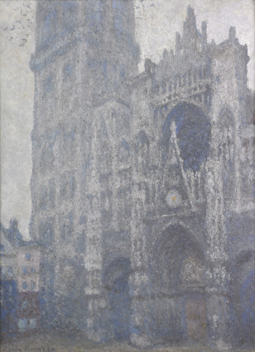 La Cathédrale de Rouen, le Portail et la Tour d'Albane, Midi - Claude Monet