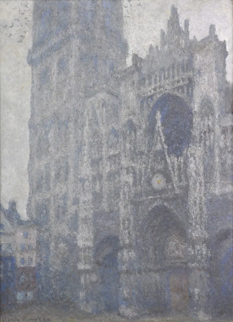 La Cathédrale de Rouen, le Portail et la Tour d'Albane, Midi - Claude Monet