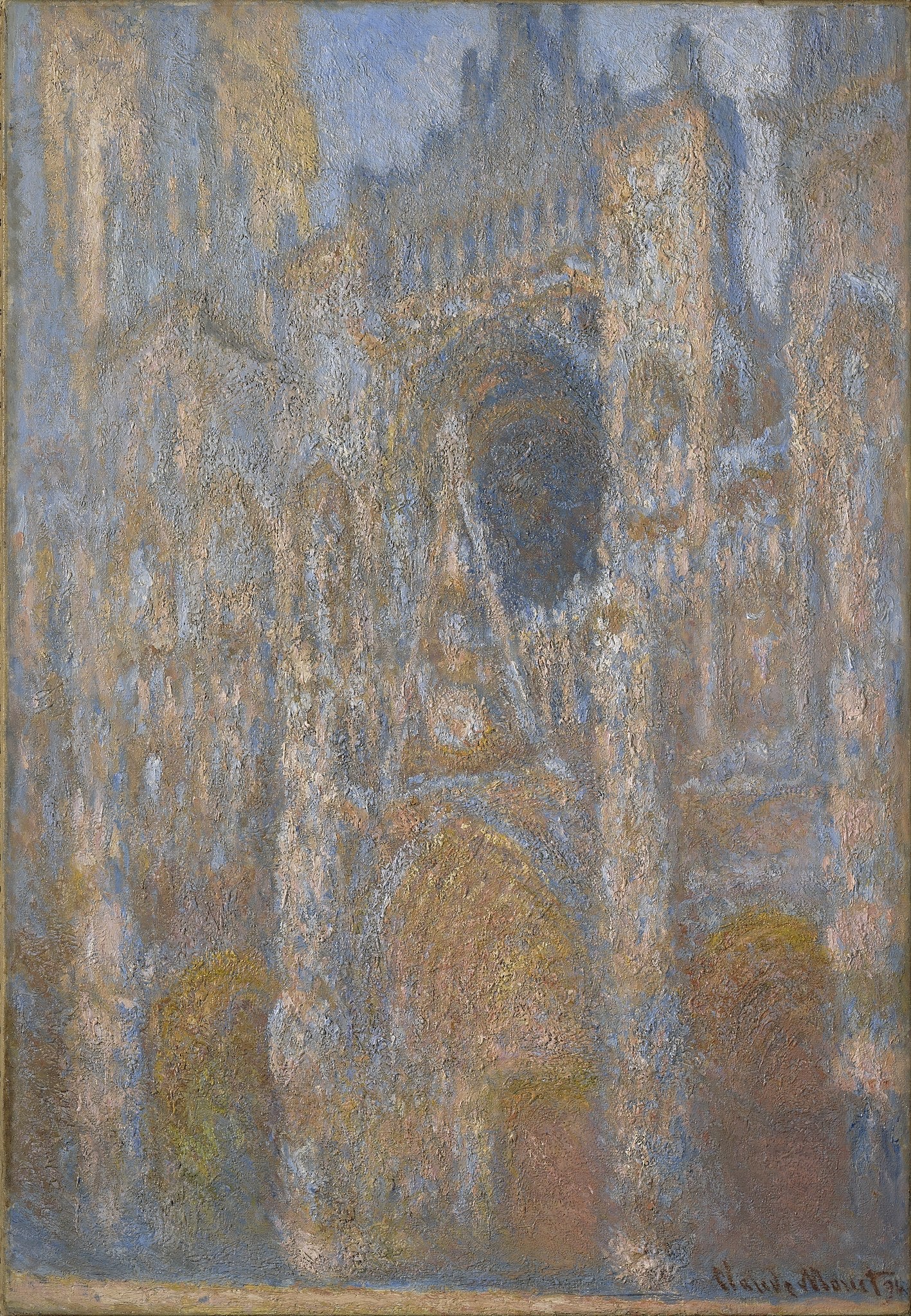 La Cathédrale de Rouen, le Portail, Plein midi - Claude Monet