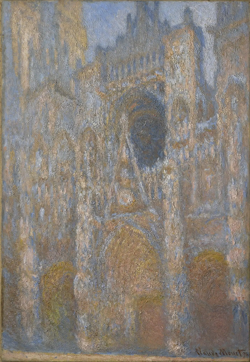 La Cathédrale de Rouen, le Portail, Plein midi - Claude Monet