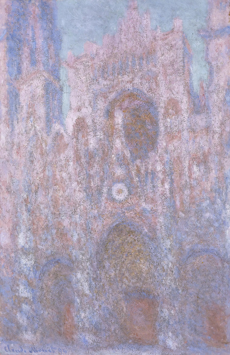 La Cathédrale de Rouen, Symphonie en gris et rose - Claude Monet