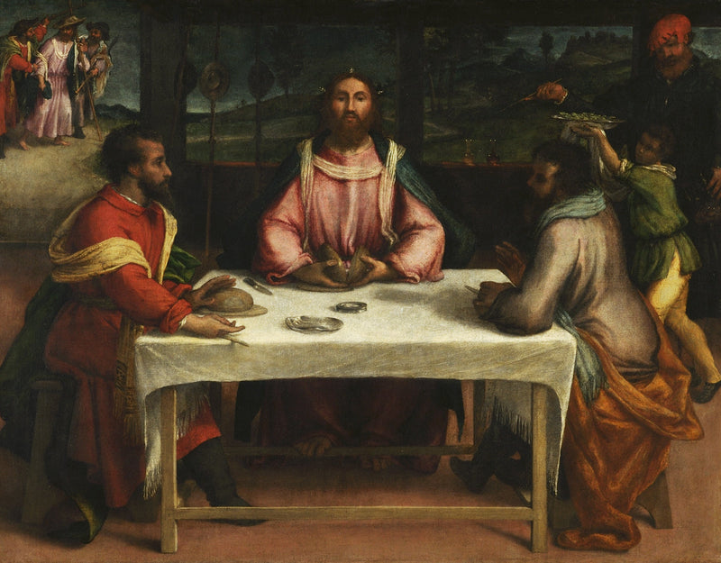 La Cène d'Emmaüs - Lorenzo Lotto