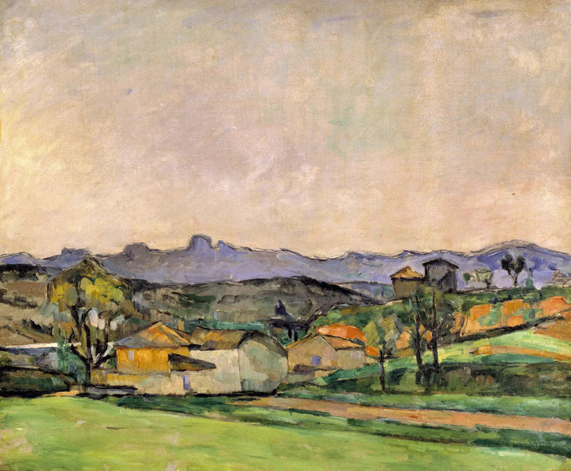 La Chaîne de l'Étoile avec le Pilon du Roi - Paul Cézanne