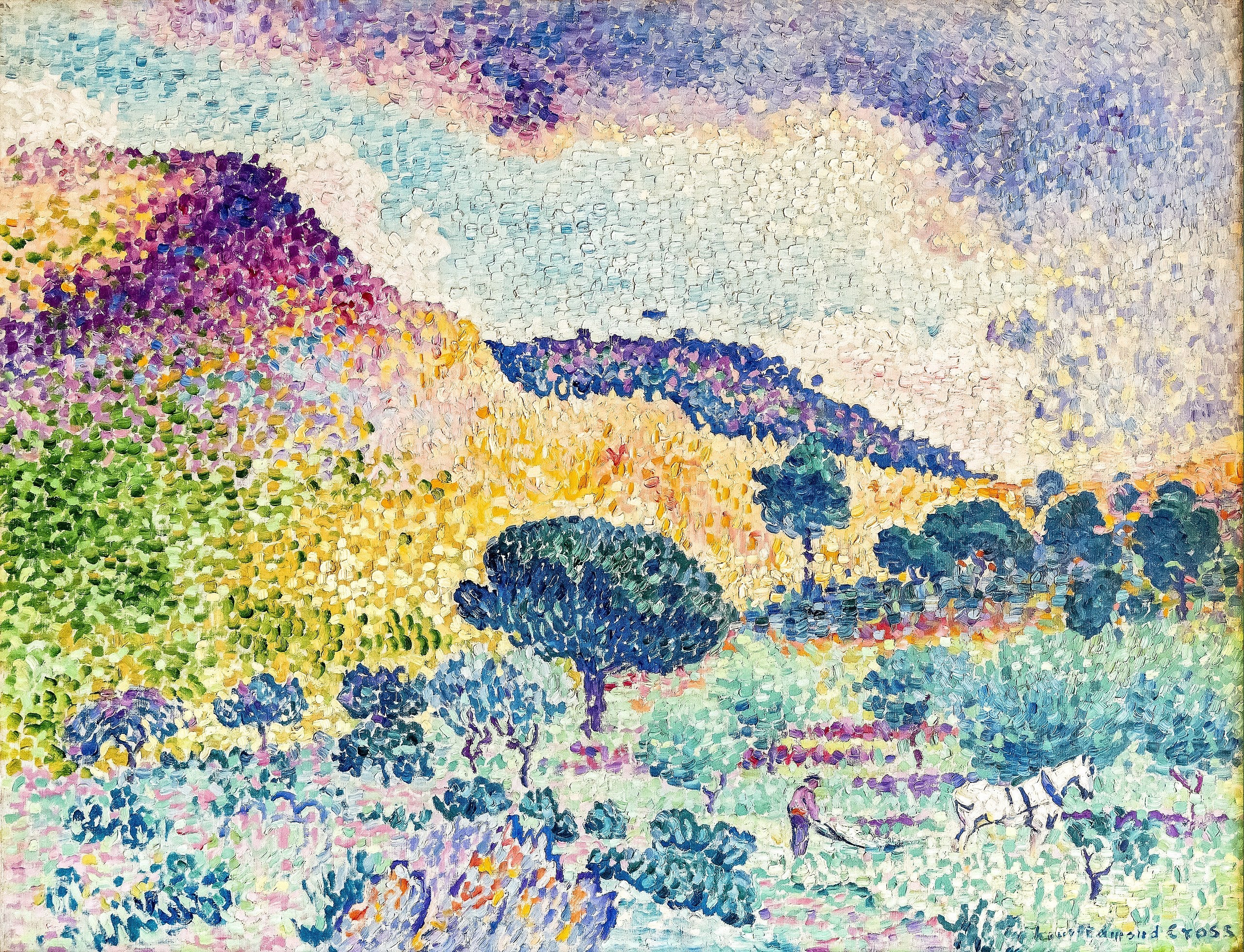 La Chaîne des Maures - Henri-Edmond Cross
