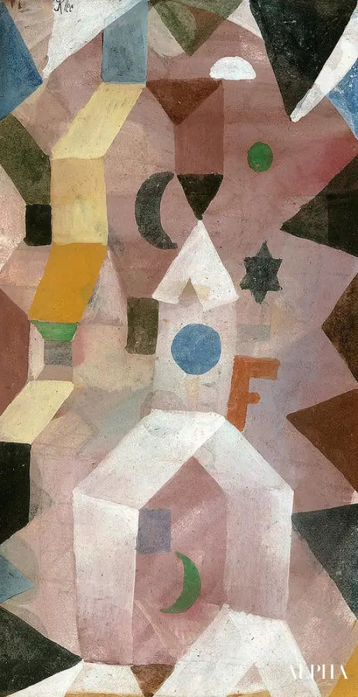 La chapelle - Paul Klee - Reproductions de tableaux et peintures haut de gamme