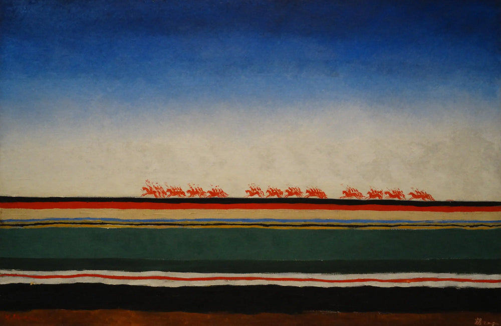 La Charge de la cavalerie rouge - Kazimir Malevich - Alpha Reproduction