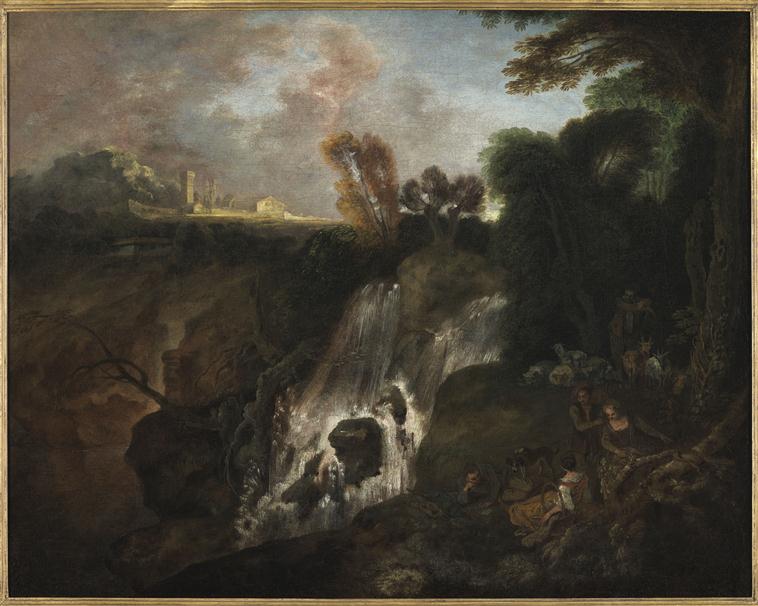 La Chute d'eau - Antoine Watteau