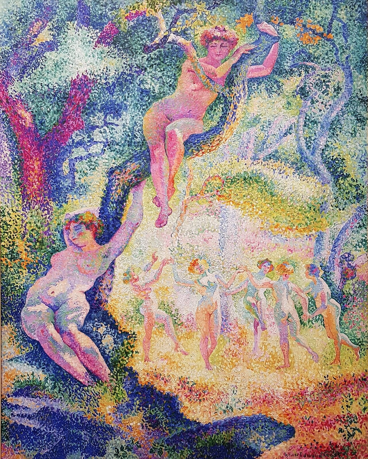 La clairière - Henri-Edmond Cross