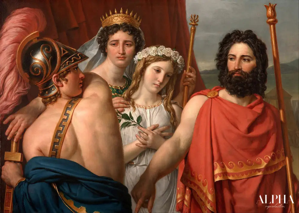 La colère d'Achille - Jacques-Louis David - Reproductions de tableaux et peintures haut de gamme