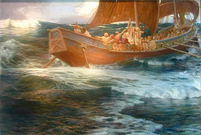 La colère du dieu de la mer - Herbert Draper
