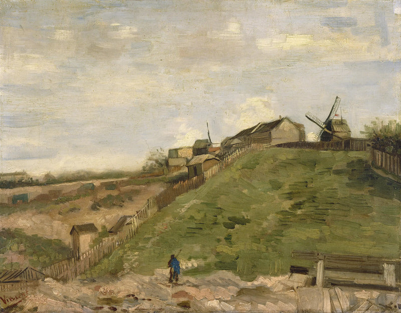 La colline de Montmartre avec la carrière de pierre - Vincent van Gogh