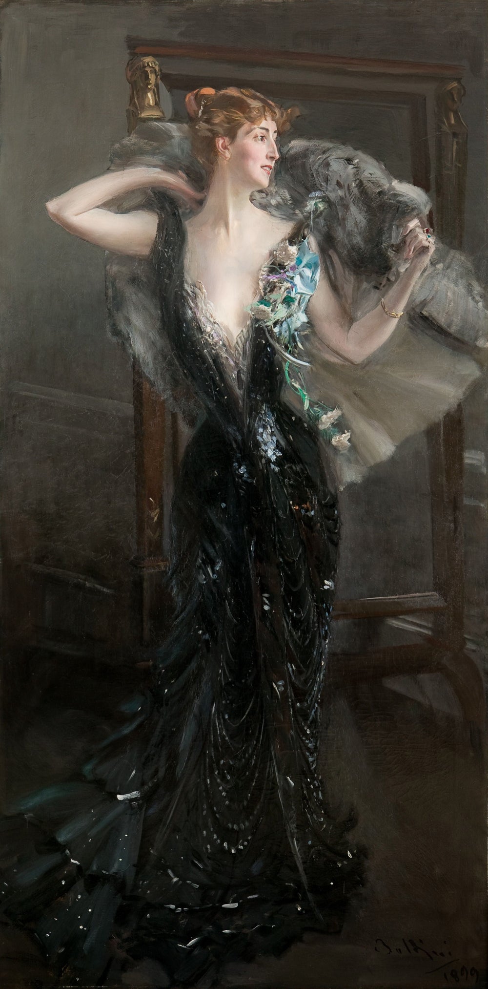 La comtesse Speranza - Giovanni Boldini image 1 copie peinte à la main à l’huile