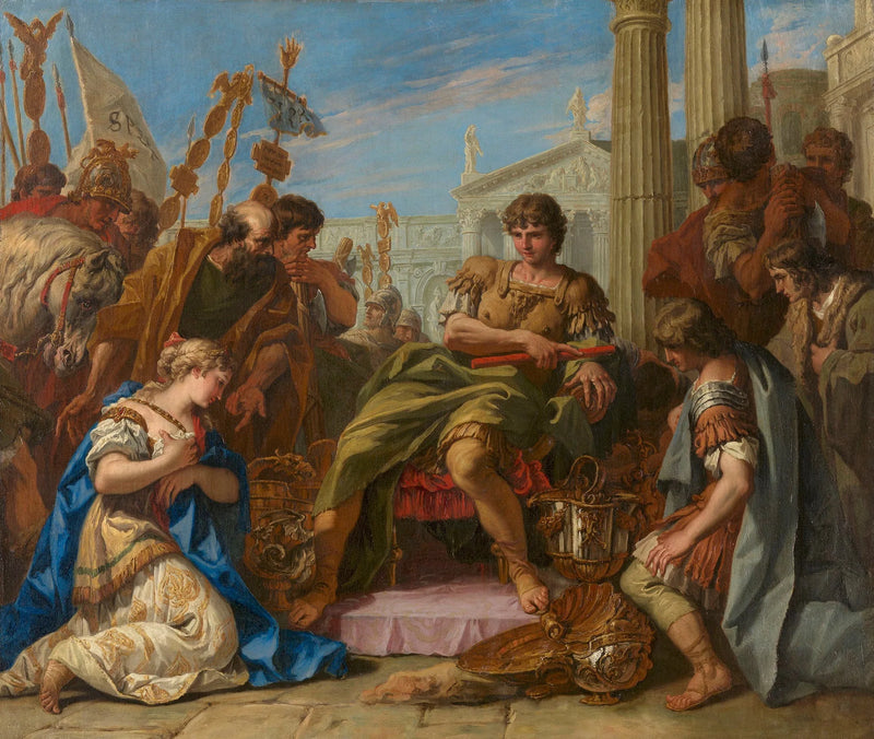 La continence de Scipion - Sebastiano Ricci