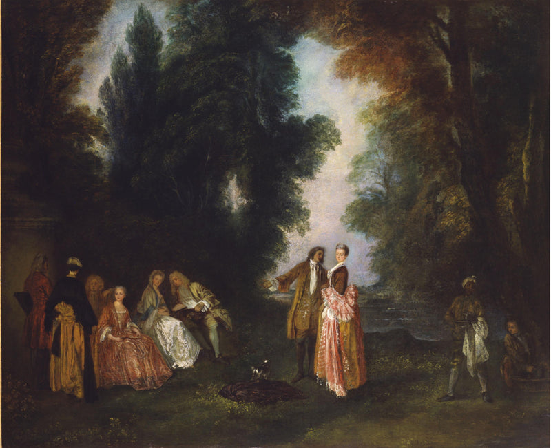 La Conversation - Antoine Watteau
