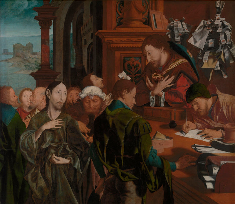 La Conversion de Saint Matthieu - Marinus van Reymerswale