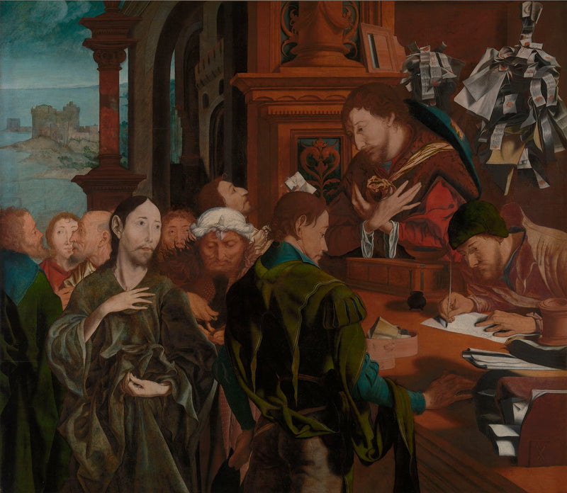 La Conversion de Saint Matthieu - Marinus van Reymerswale