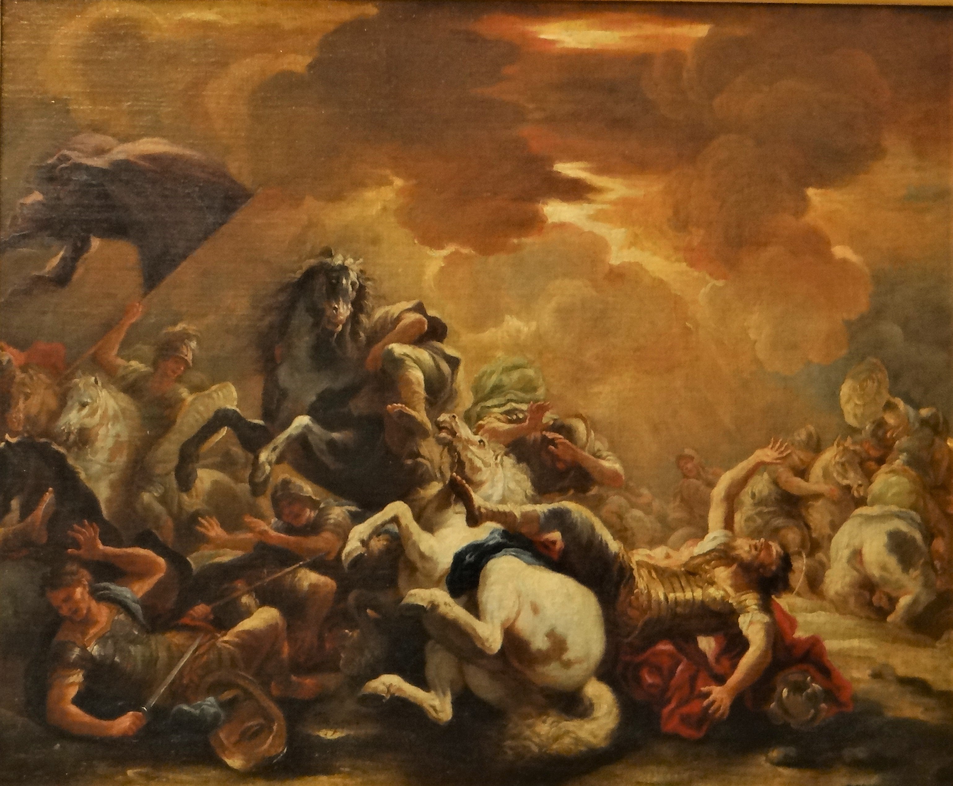 La Conversion de Saint Paul sur le chemin de Damas - Luca Giordano