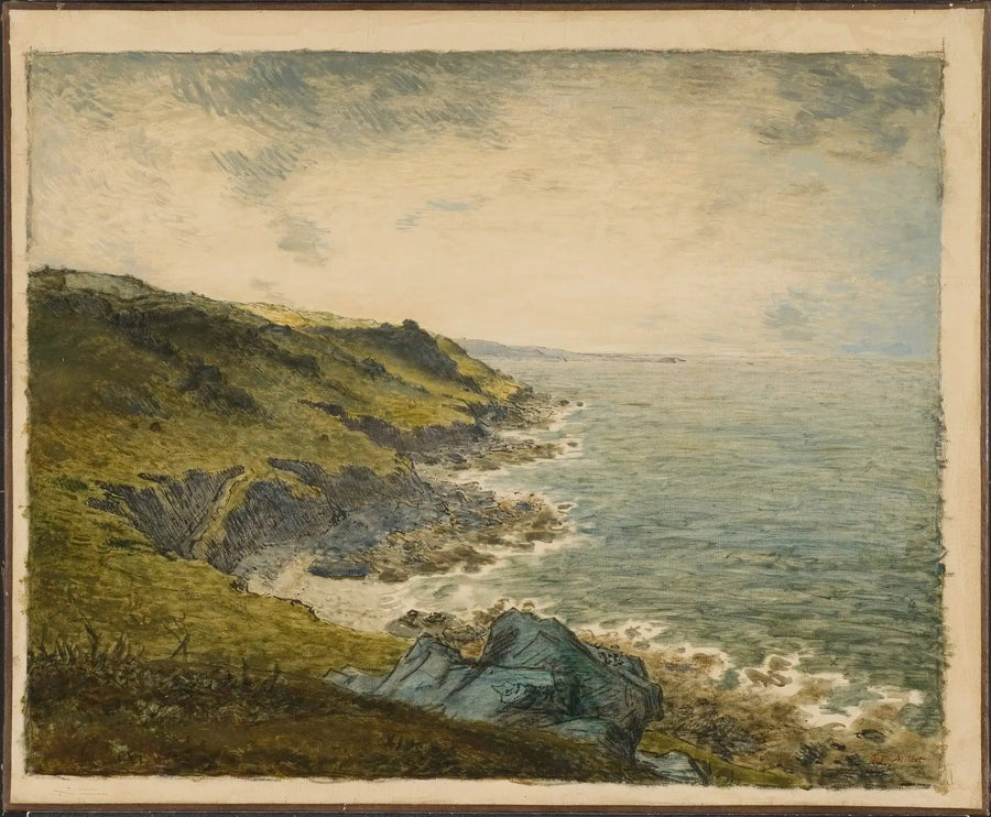 La Côte à Gréville - Jean-François Millet