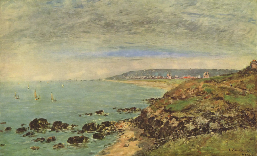 La côte atlantique près de Benerville - Eugène Boudin