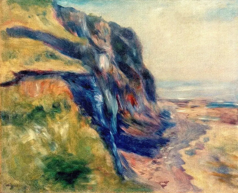 La côte près de Dieppe - Pierre-Auguste Renoir