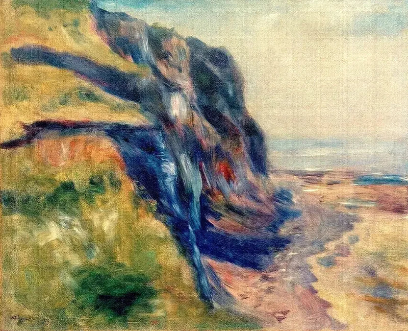 La côte près de Dieppe - Pierre-Auguste Renoir