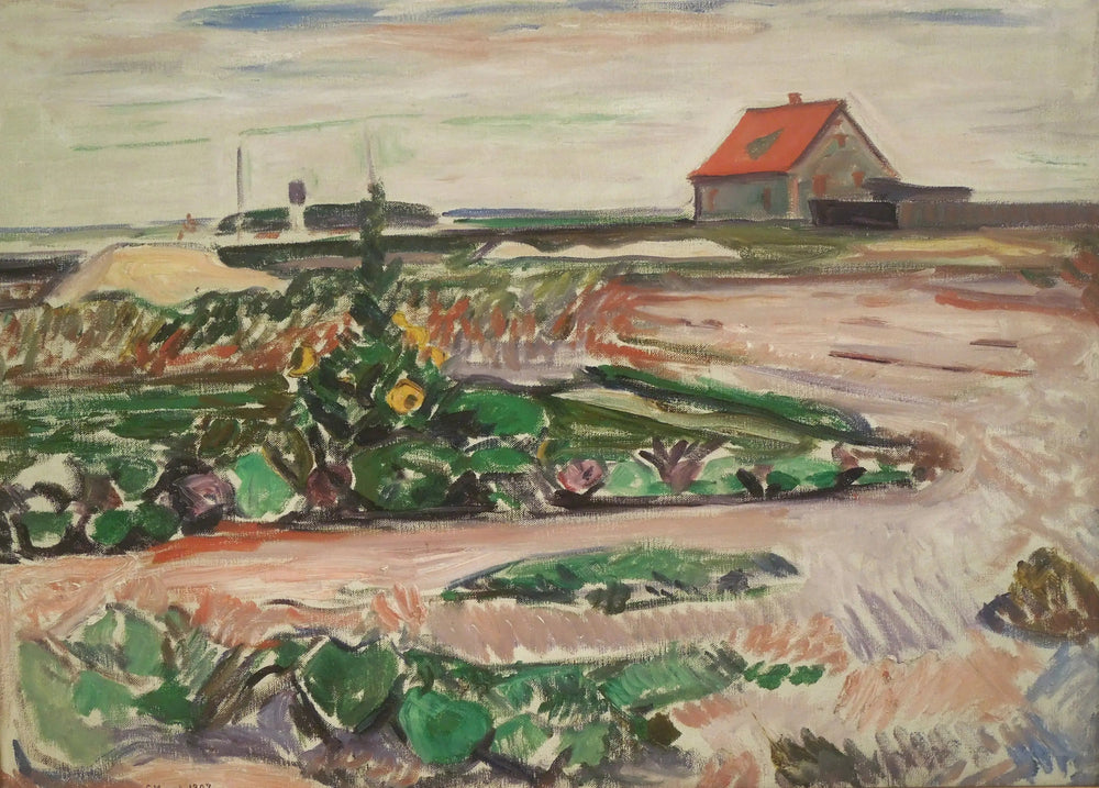 La Côte près de Lübeck - Edvard Munch image 1 reproduction de peinture à l’huile
