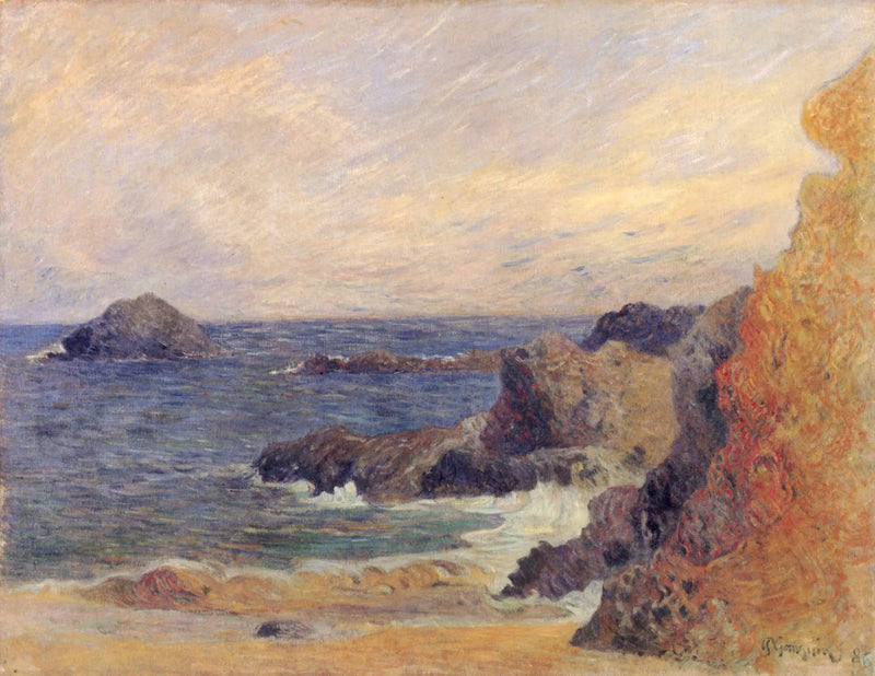 La côte rocheuse - Paul Gauguin