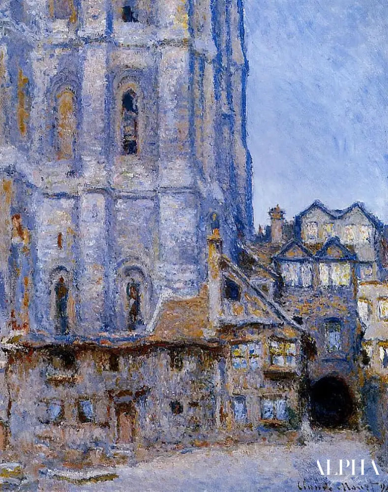 La Cour d'Albane (W1317) - Claude Monet - Reproductions de tableaux et peintures haut de gamme