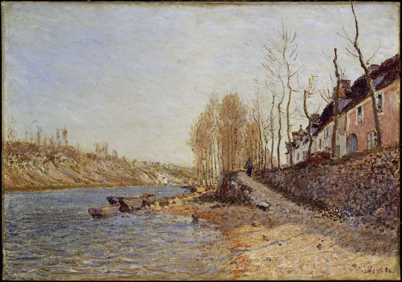 La Croix-Blanche à Saint-Mammès - Alfred Sisley