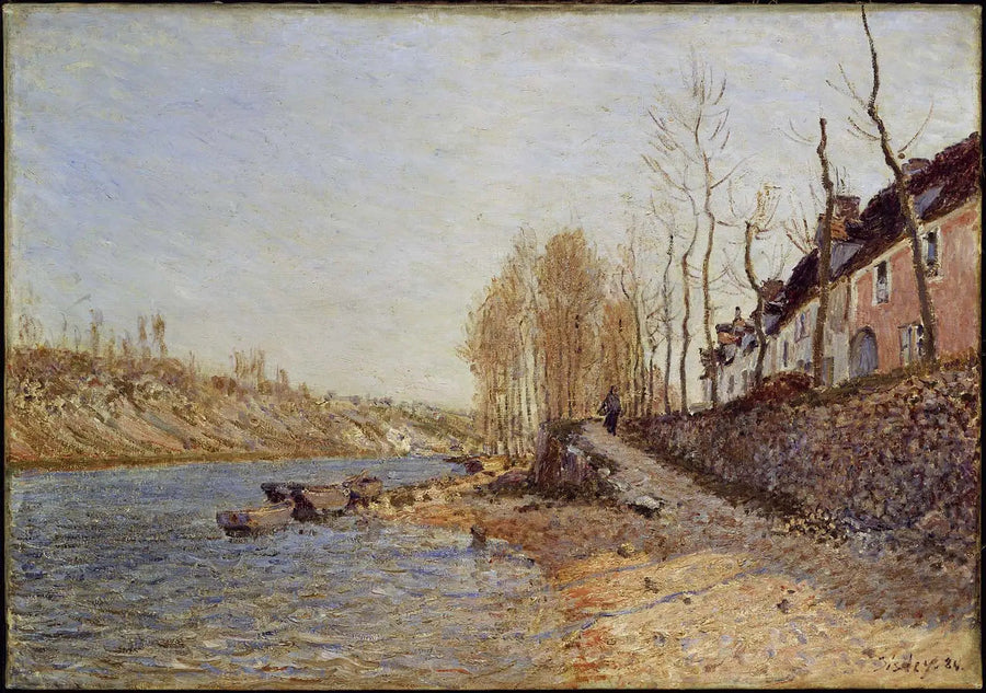 La Croix-Blanche à Saint-Mammès - Alfred Sisley