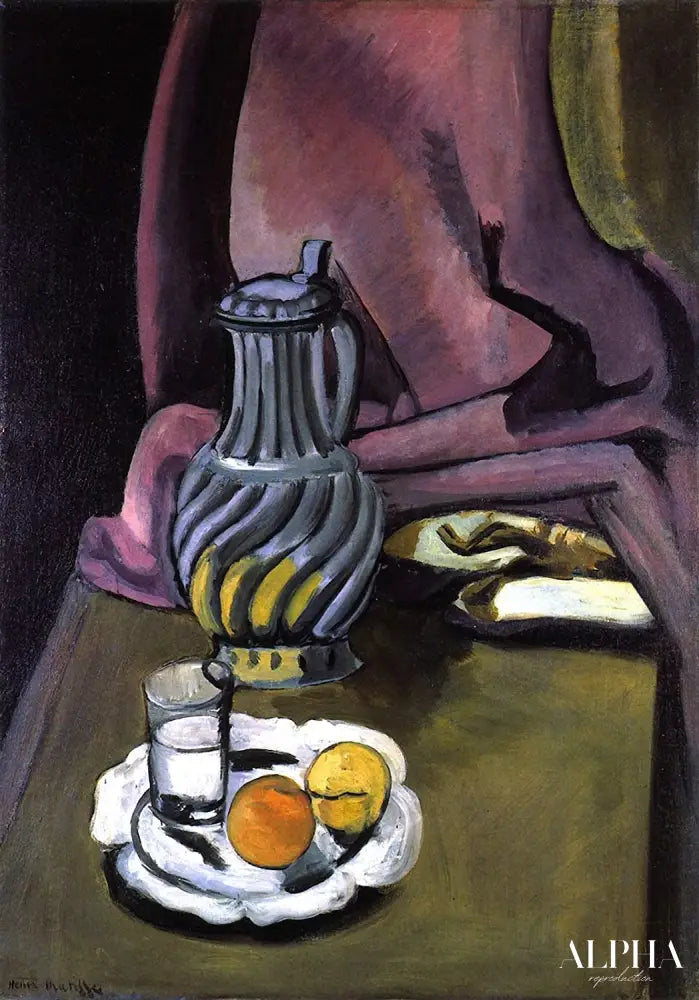 La cruche en étain - Matisse - Reproductions de tableaux et peintures haut de gamme