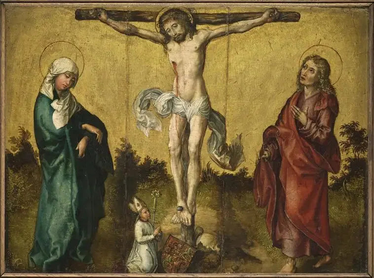 La Crucifixion avec la Vierge, saint Jean et un donateur - Albrecht Dürer