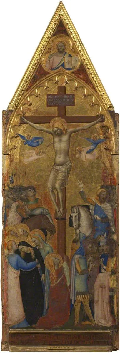 La Crucifixion (polyptyque, panneau 3 sur 5) - Bernardo Daddi