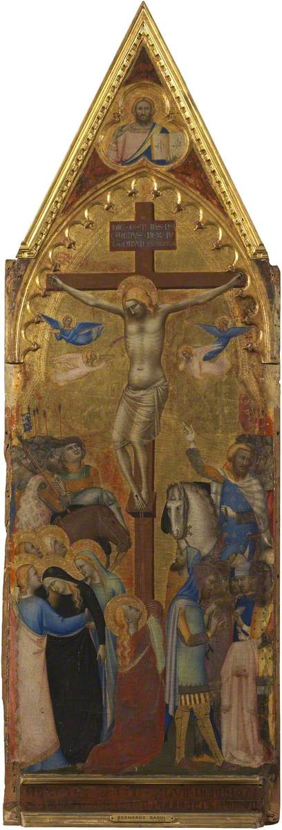 La Crucifixion (polyptyque panneau 3 sur 5) - Bernardo Daddi - Alpha Reproduction