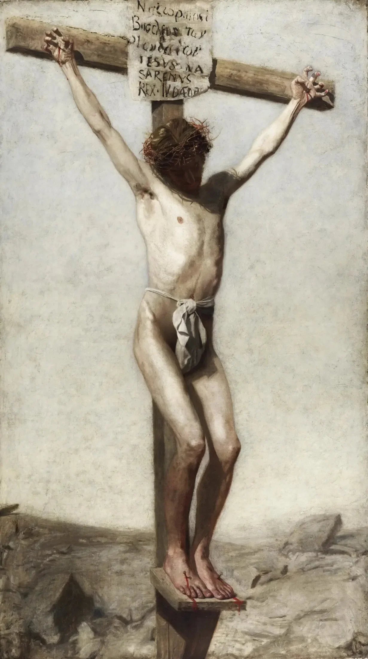 La Crucifixion - Thomas Eakins image 1 copie de tableau peinte à la main
