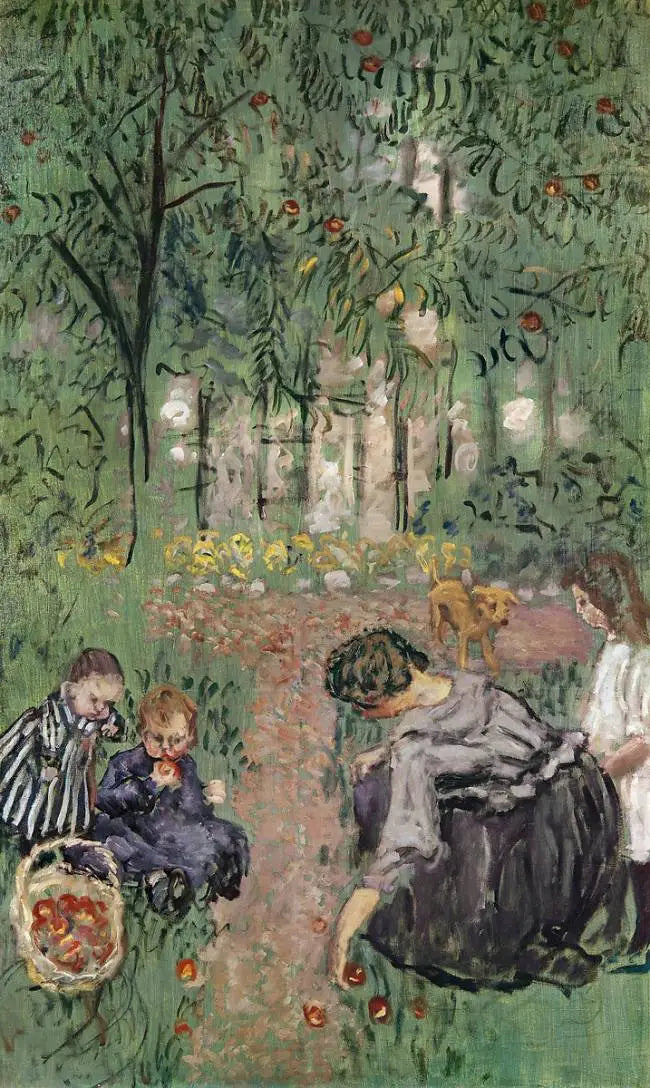 La Cueillette des pommes - Pierre Bonnard