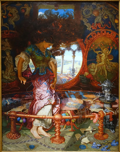La Dame de Shalott - William Holman Hunt - Alpha Reproduction