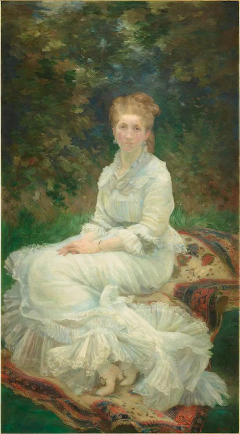 La Dame en blanc - Marie Bracquemond