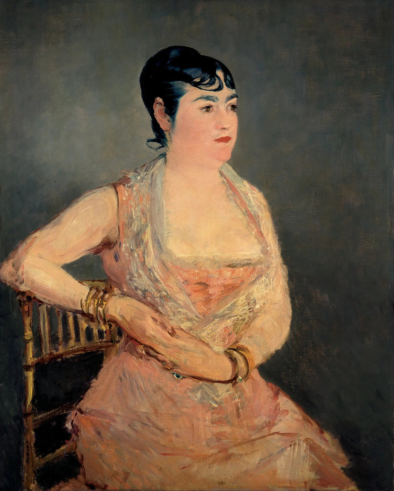 La Dame en rose - Édouard Manet