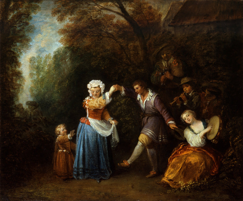 La danse country - Antoine Watteau